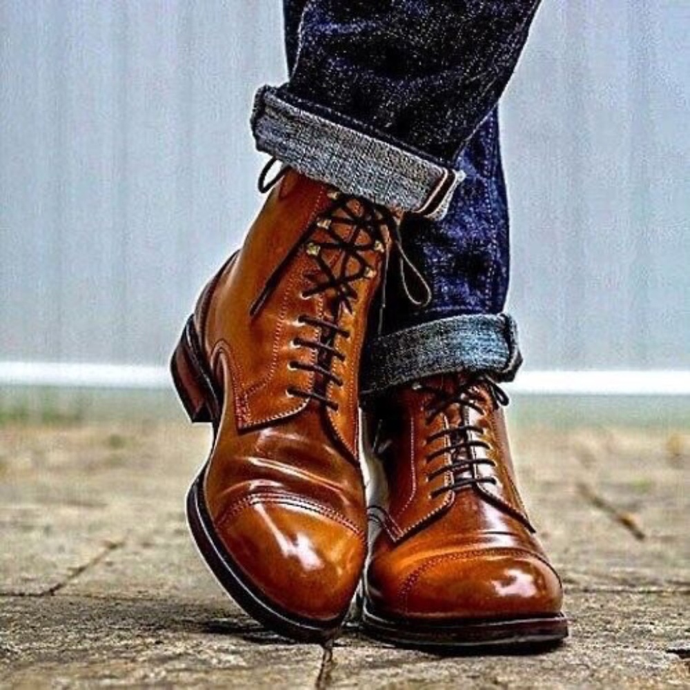 Men's handmade dress boot Size 9 1/2